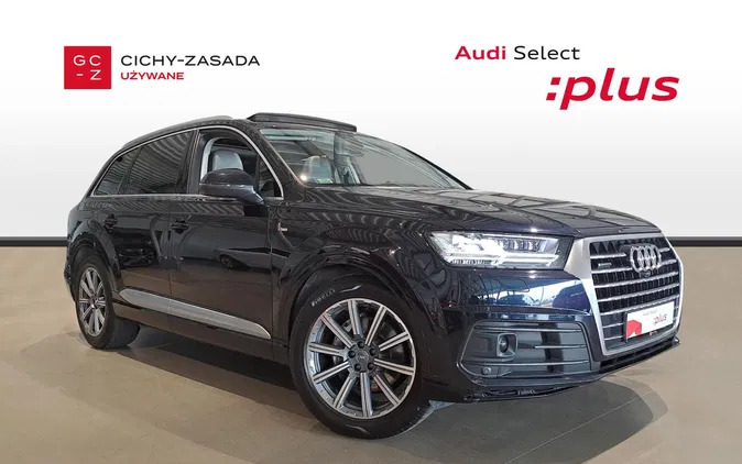 Audi Q7 cena 167900 przebieg: 186529, rok produkcji 2017 z Warszawa małe 631